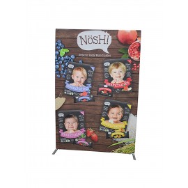Slipcover Tension Fabric Banner Stand 36" Wide with Logo