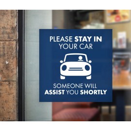 Logo Branded Window Cling Rectangle w/Custom Image (12" x 18")  Logo Branded Window Cling Rectangle w/Custom Image (12" x 18")