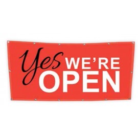 Logo Branded 6.5 Oz. Single-Sided Outdoor Canvas Banner (8'x3')  Logo Branded 6.5 Oz. Single-Sided Outdoor Canvas Banner (8