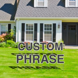 Customized Custom Your Own Yard Letters
