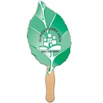 Personalized Leaf Hand Fan