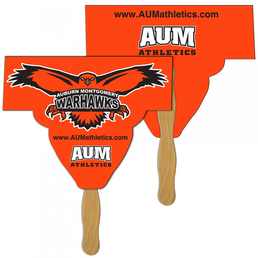 Logo Branded Mascot Hand Fan Full Color (2 Sides) Logo Branded Mascot Hand Fan Full Color (2 Sides)