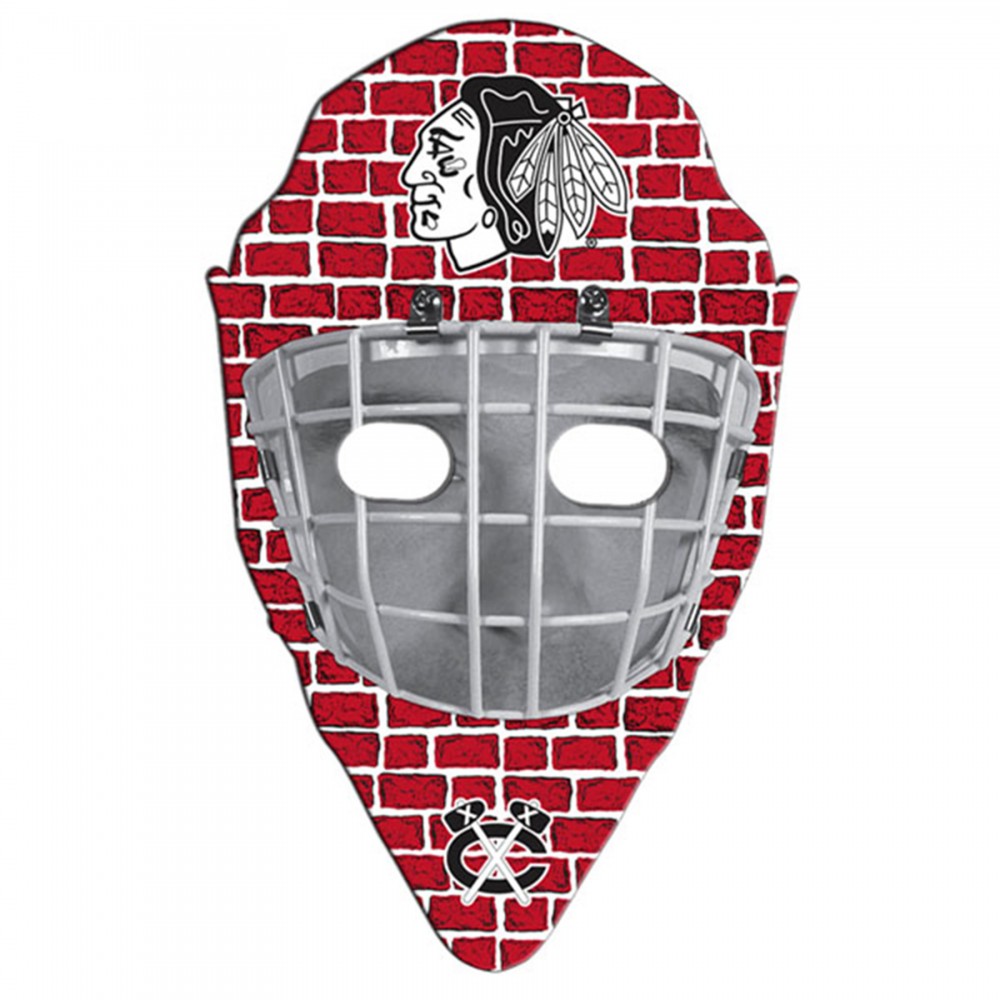 Hockey Mask Paper Window Sign (Approximately 8"x8") Logo Branded Hockey Mask Paper Window Sign (Approximately 8"x8") Logo Branded