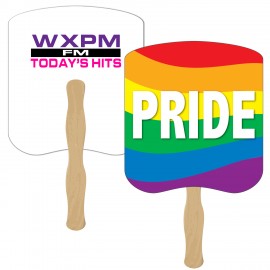 Promotional Pride Hand Fan Full Color (2 Sides)
