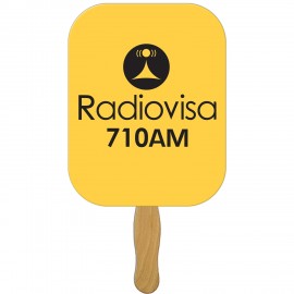 Custom Printed Rectangle Hand Fan 9" x 7"