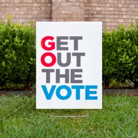 Custom 24" X 18" Vertical Yard Signs with Logo