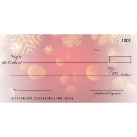 Custom Christmas Big Checks with Logo