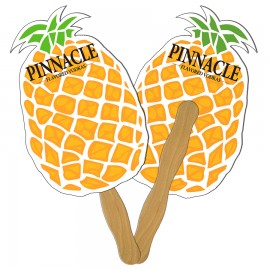 Custom Pineapple Fast Hand Fan (2 Sides) 1 Day  Custom Pineapple Fast Hand Fan (2 Sides) 1 Day