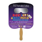 Bread Slice Sun Shade Hand Fan Logo Branded