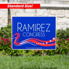 Custom 18" X 24" Yard Signs with Logo