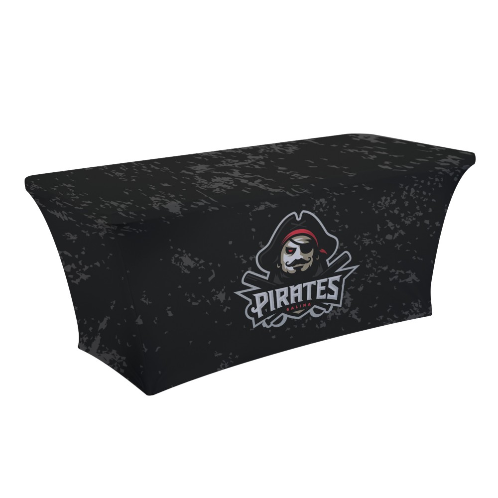 Promotional 6' UltraFit Curve Table Throw (Full-Color Full Bleed)