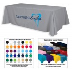 8' Premium 2-Color Thermal Transfer Table Cover Custom Printed