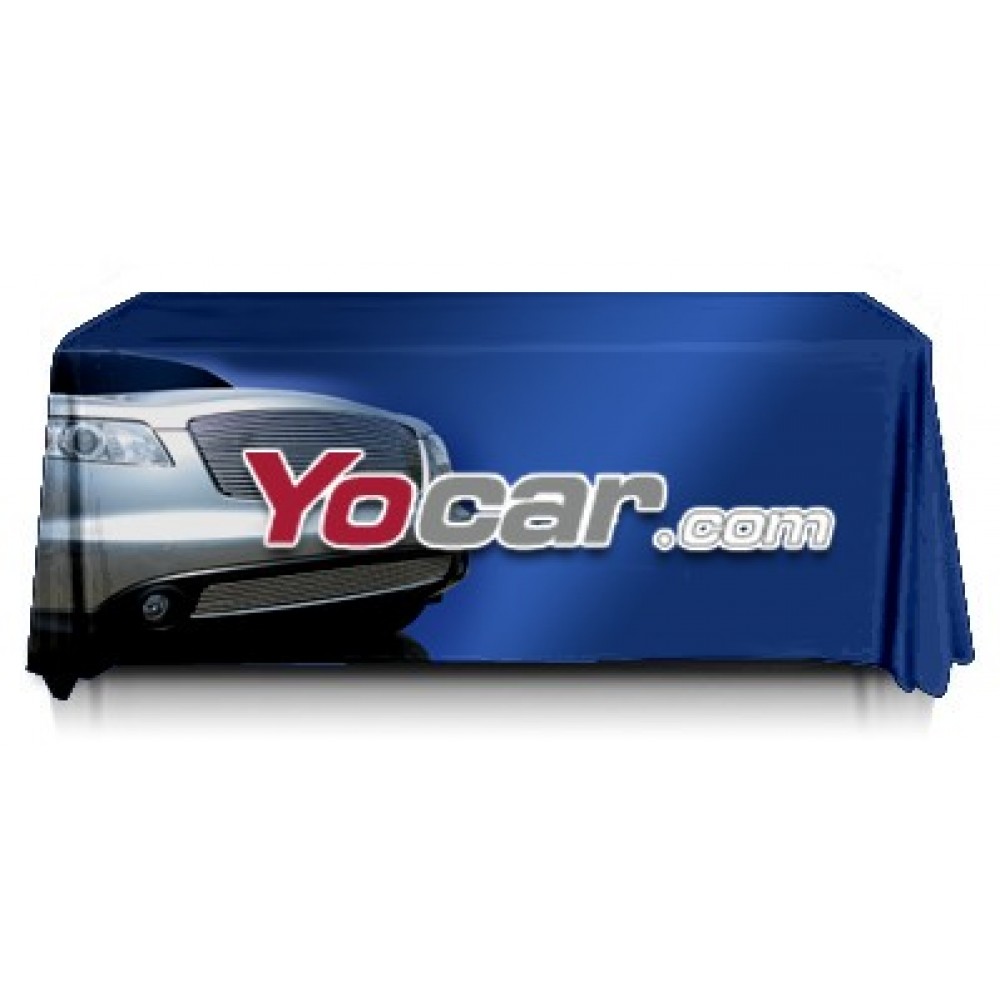 Promotional 8' ABSOLUTE TABLE THROWS Full color. 4 sides & Top.