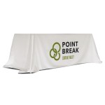 White 6' Standard Table Throw (Full-Color Dynamic Adhesion) Custom Imprinted