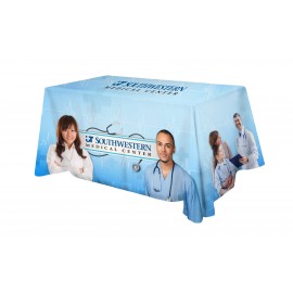 Polyester Digital Direct Print Table Cover 3 sided, 6 foot with Logo