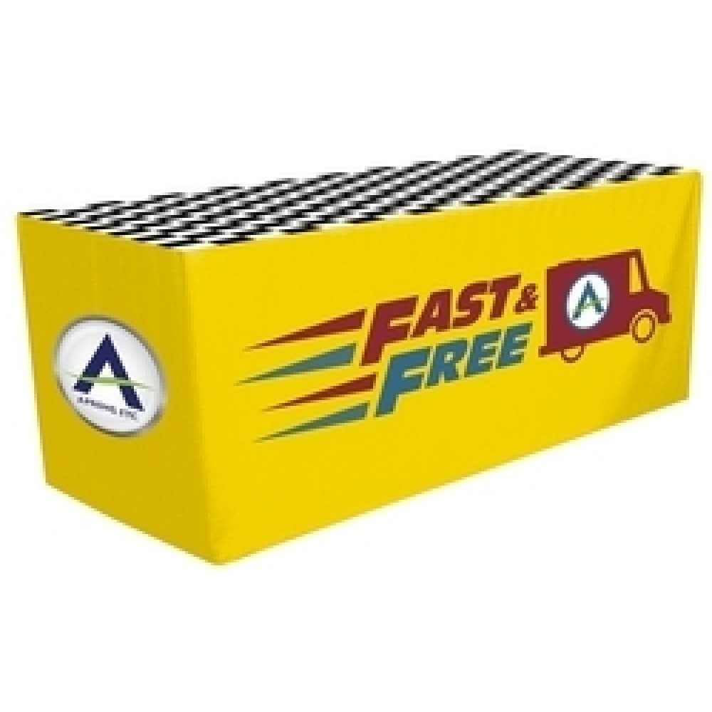 Full Color Multi-location Dye-Sub 4' Fitted Zipper Back Table Cover with Logo Full Color Multi-location Dye-Sub 4' Fitted Zipper Back Table Cover with Logo