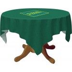 Custom Printed 36" Draped Sublimated All-Over Square Table Throw