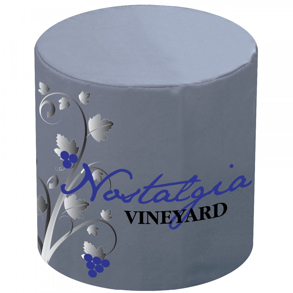 30" Round Customized Fitted Style Table Cover with Logo 30" Round Customized Fitted Style Table Cover with Logo
