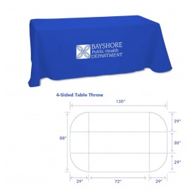 Personalized 6'ft Table Throw  Personalized 6