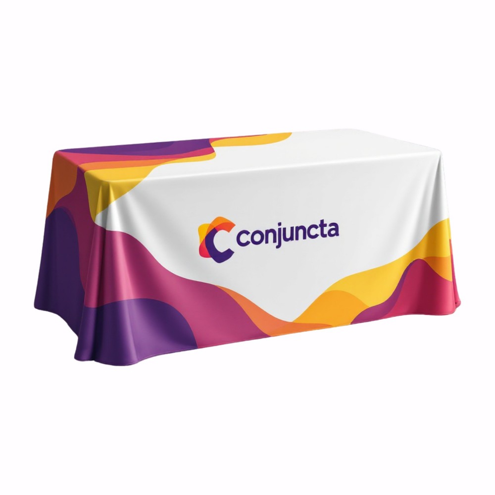 Custom Wrinkle-Free 6' Table Throw Custom Wrinkle-Free 6' Table Throw