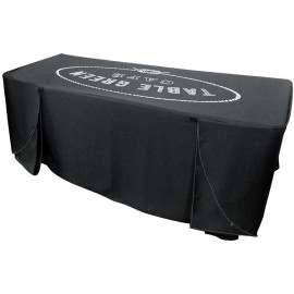 Logo Branded Convertible Table Cover w/Sublimated Front Panel (8' to 6')
