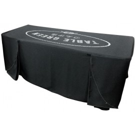 Logo Branded Convertible Table Cover w/Sublimated Front Panel (8' to 6')  Logo Branded Convertible Table Cover w/Sublimated Front Panel (8