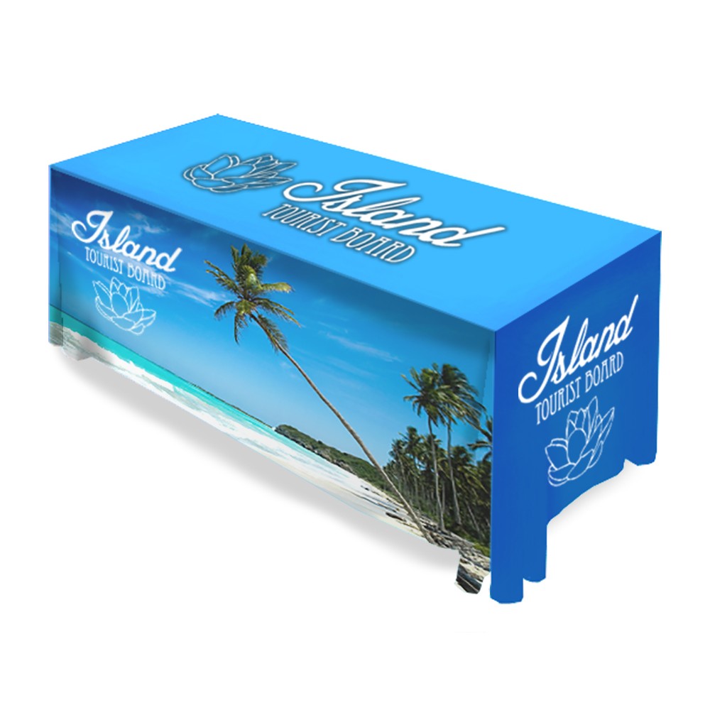 Promotional 8' Table Cover Standard Throw