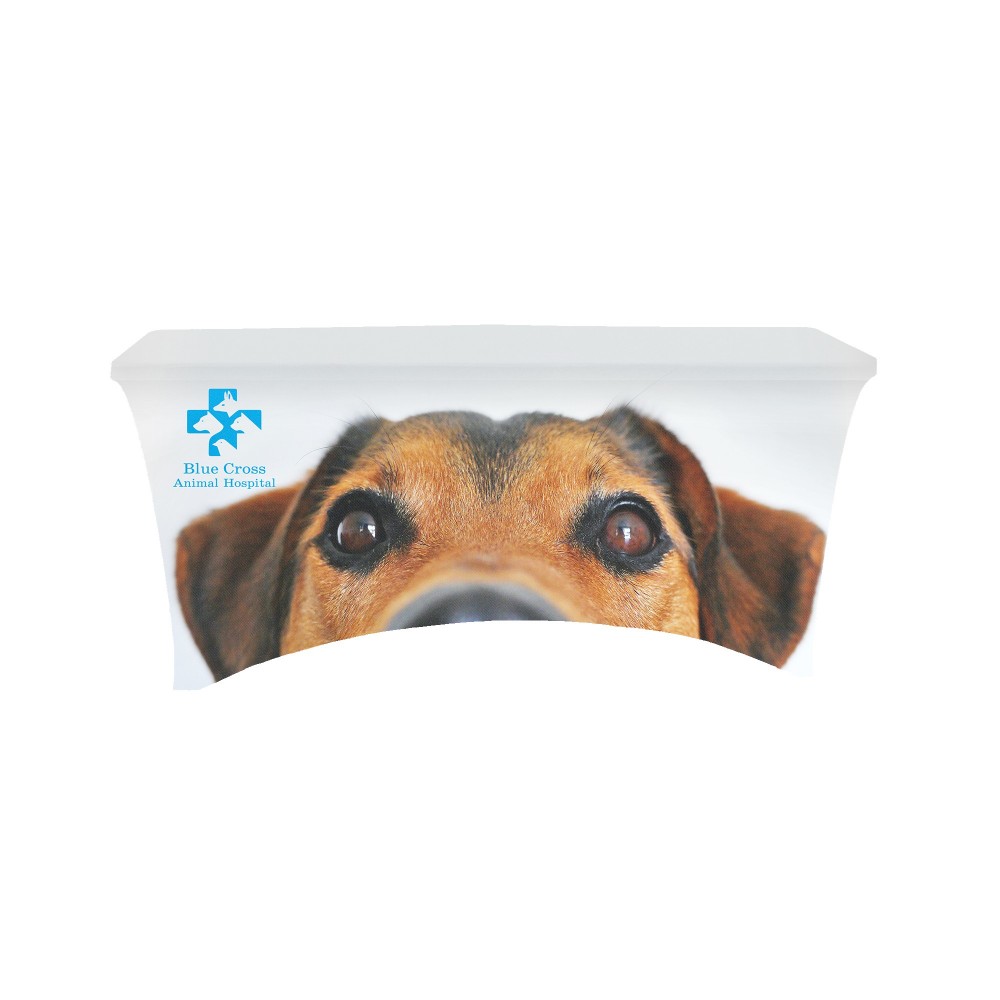 Custom Printed 4 Sided 5ft Stretch Cover OTCSelect Custom Printed 4 Sided 5ft Stretch Cover OTCSelect