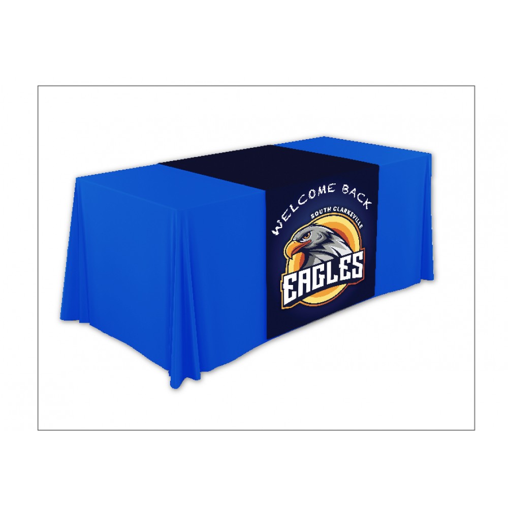6' Table Cover \ 30"X60" Table Runner Set with Logo