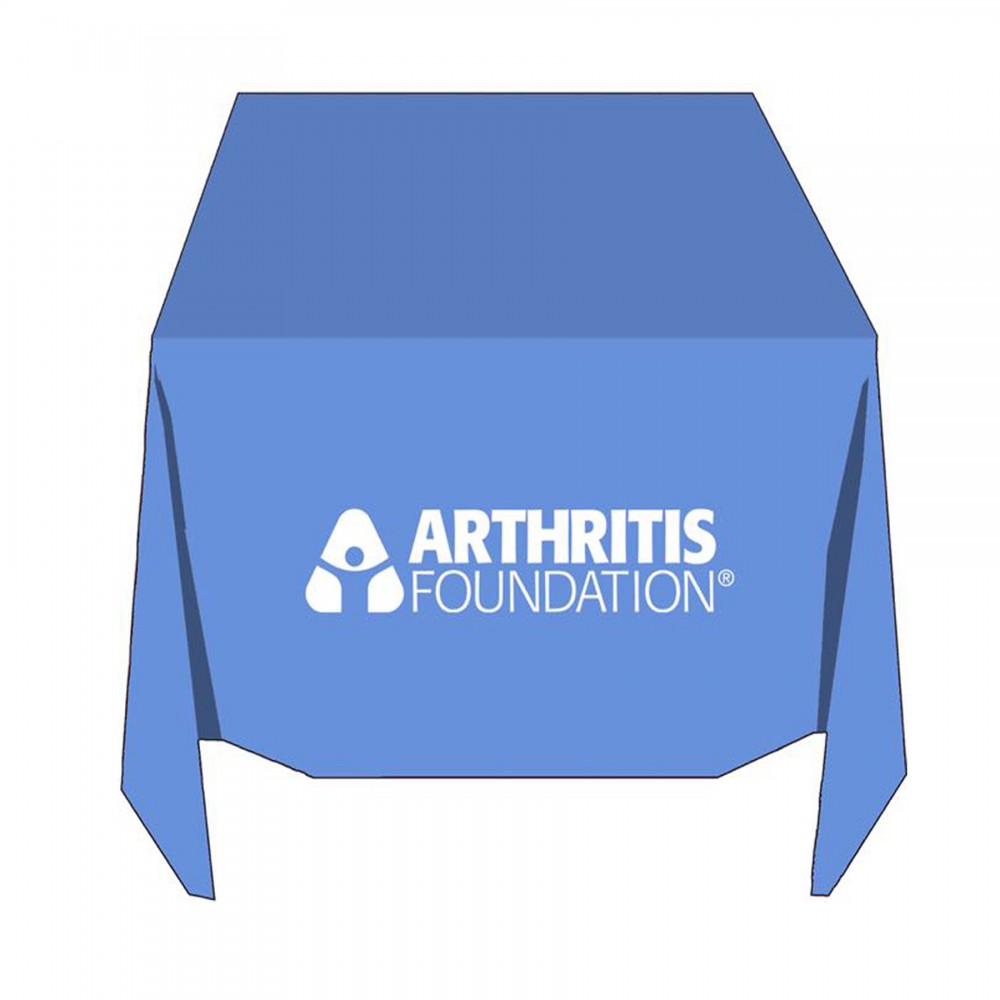 Logo Branded 8' Full Felt-Backed Vinyl Display Cloths with Digital Print Logo Branded 8' Full Felt-Backed Vinyl Display Cloths with Digital Print