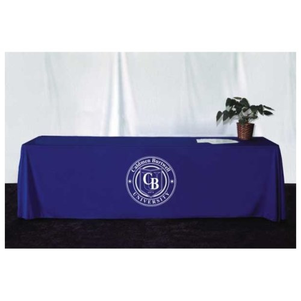 90"x132" Full FireSafe Polyester Twill Tablecloths with 28" Silkscreen Custom Printed 90"x132" Full FireSafe Polyester Twill Tablecloths with 28" Silkscreen Custom Printed