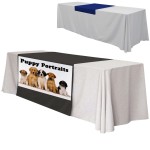 36" x 63" Table Runner Polyester Full Color Dye Sublimation - Made in the USA with Logo