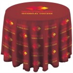 Personalized 3-ft. Round FULL BLEED Table Cover with 27" Overhang