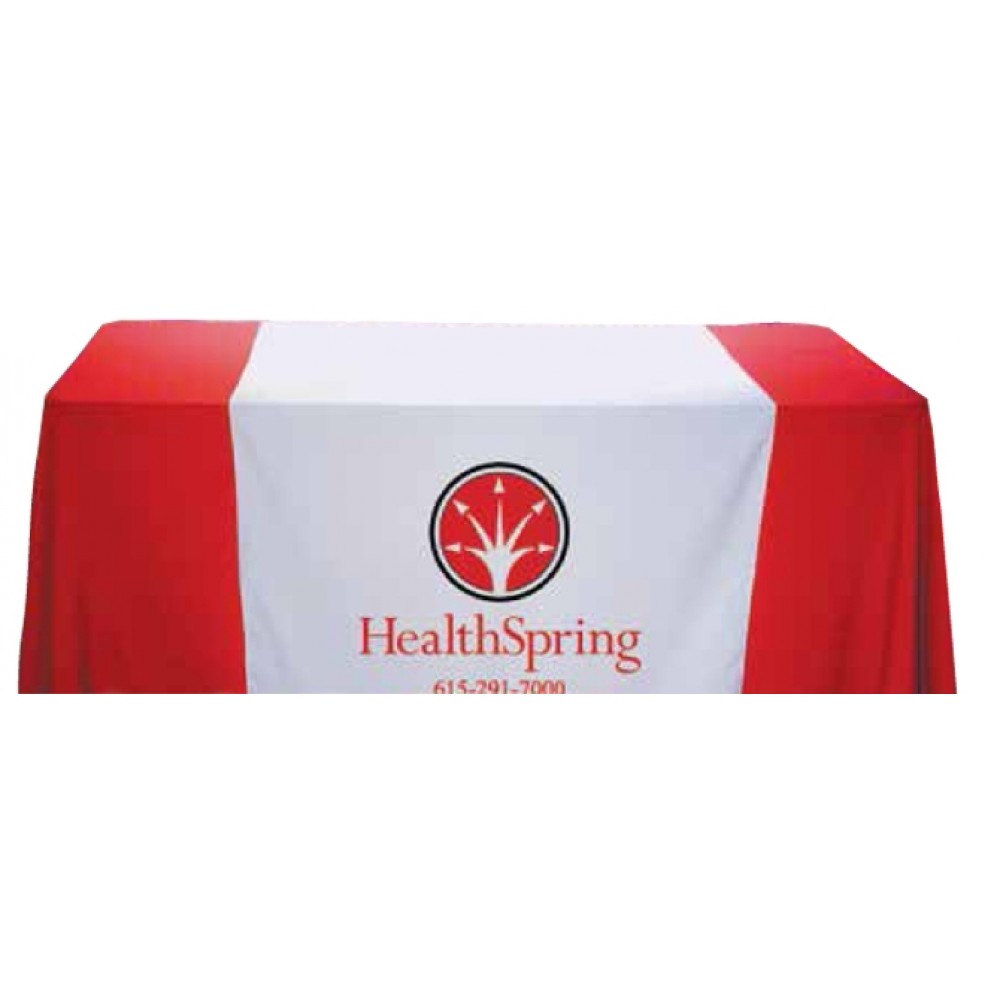 Table Runner w/All Over Sublimation (30" x 72") with Logo