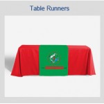 Custom Printed Table Runner 60 Inch wide