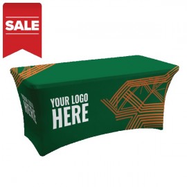 SPECIAL SALE - Stretch Table Cloth/ Table Cover with Full Color Dye Sublimation with Logo