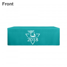 Customized 8 Ft Closed Back Fitted Tablecloth