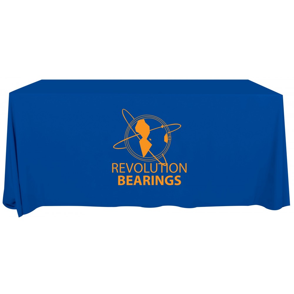 Custom Imprinted Exclusive Non-Woven Disposable 6' Table Cover (132"x60") Custom Imprinted Exclusive Non-Woven Disposable 6' Table Cover (132"x60")