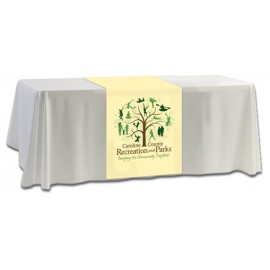 24" X 60" Full Color Table Runner with Logo  24" X 60" Full Color Table Runner with Logo