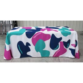 Customized 6' ABSOLUTE TABLE THROWS Full color. 4 sides & Top.  Customized 6
