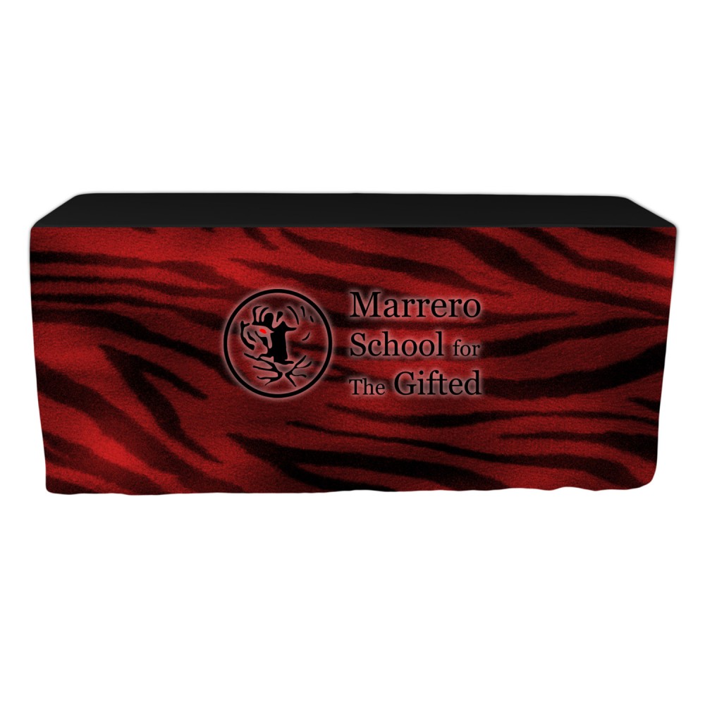 8' Econ. 42"H Front Only Printed Throw Cover with Logo 8' Econ. 42"H Front Only Printed Throw Cover with Logo