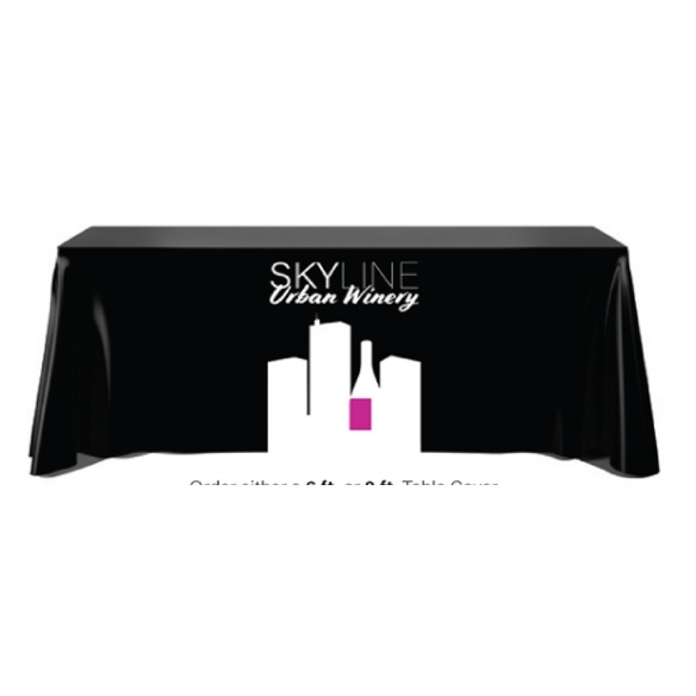 Logo Branded 6' Table Throw Logo Branded 6' Table Throw