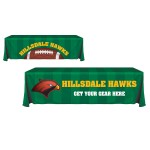 Promotional 8' Knit Polyester Custom Throw Style Table Cover