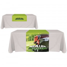 Custom 30" x 72" Knit Polyester Custom Table Runner  Custom 30" x 72" Knit Polyester Custom Table Runner