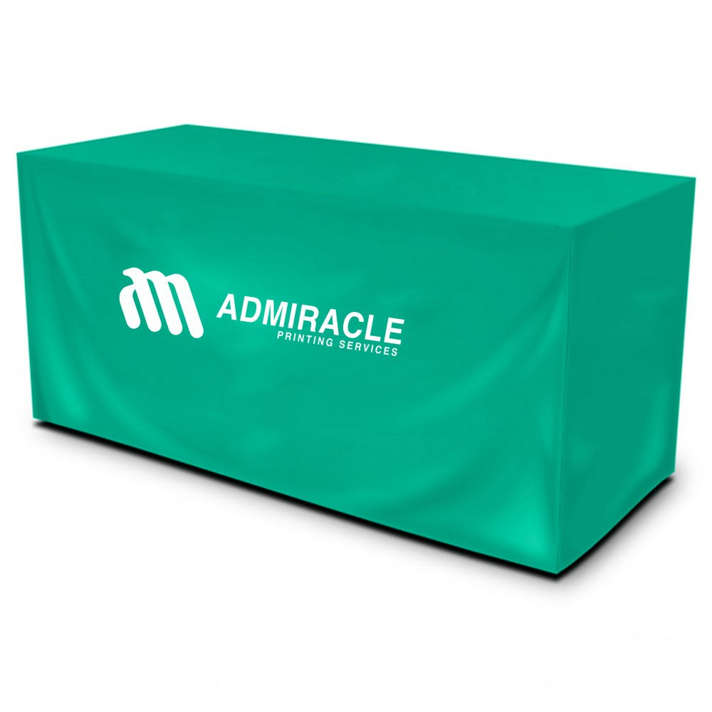 8FT Fitted Tablecloth + Shipping included with Logo 8FT Fitted Tablecloth + Shipping included with Logo