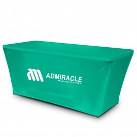 8FT Stretch Tablecloth + Shipping included with Logo