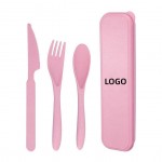 3 PCS Wheat Cutlery Set with Logo