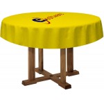30" Draped Round Table Throw (2 Color Print) with Logo