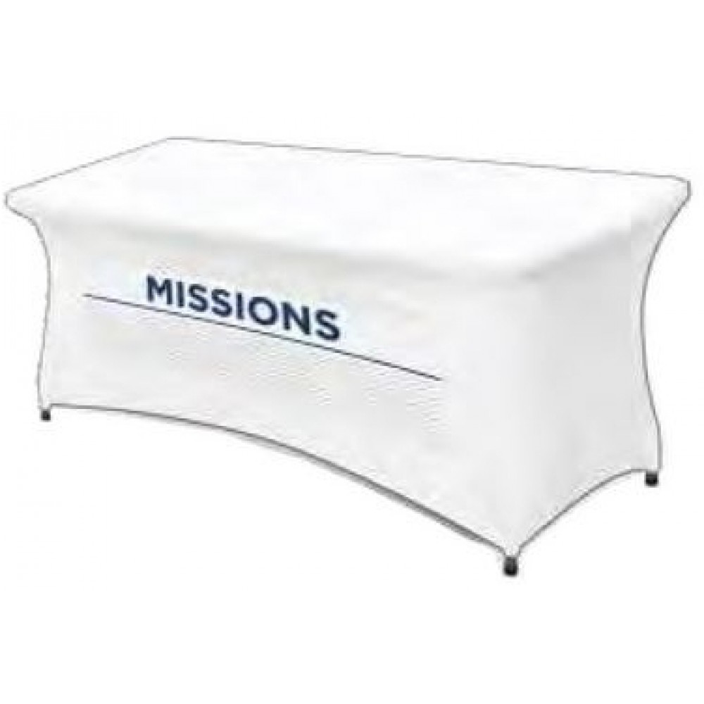 Personalized Stretch Fit Lycra Table Cover (6'x30"x29")