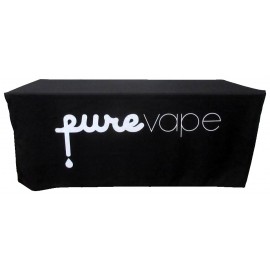 Zipper Back Fitted Table Cover (6' x 2.5') with Logo